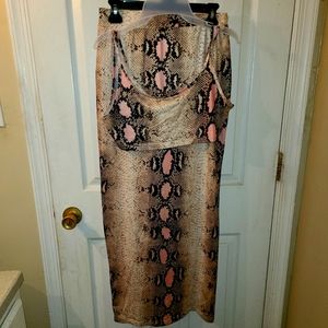 Serpent Skin Two Piece Set